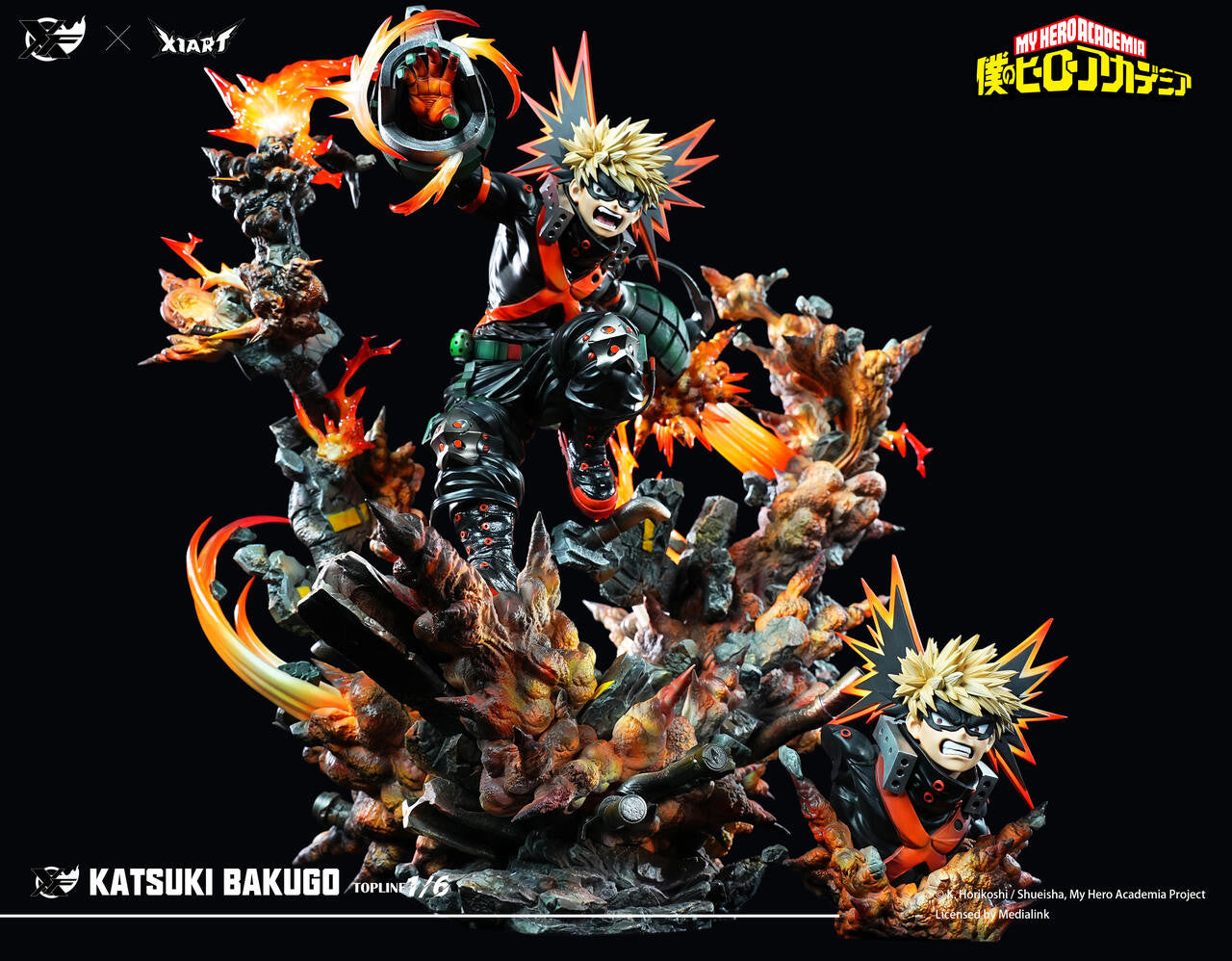 [Pre-Order] XFire & X1ART Studio - Statue - My Hero Academia - Katsuki Bakugo