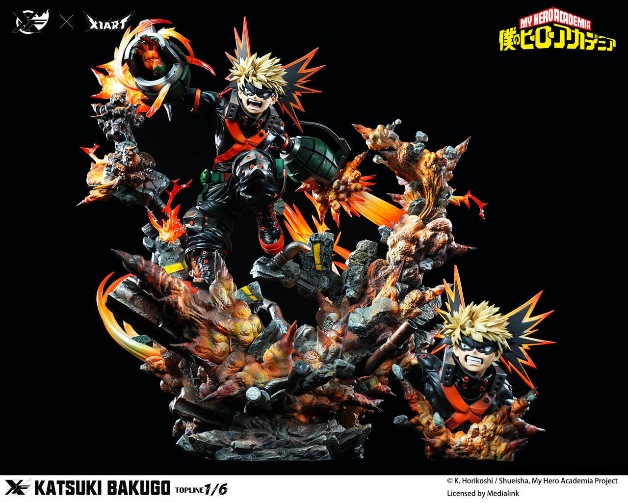 [Pre-Order] XFire & X1ART Studio - Statue - My Hero Academia - Katsuki Bakugo