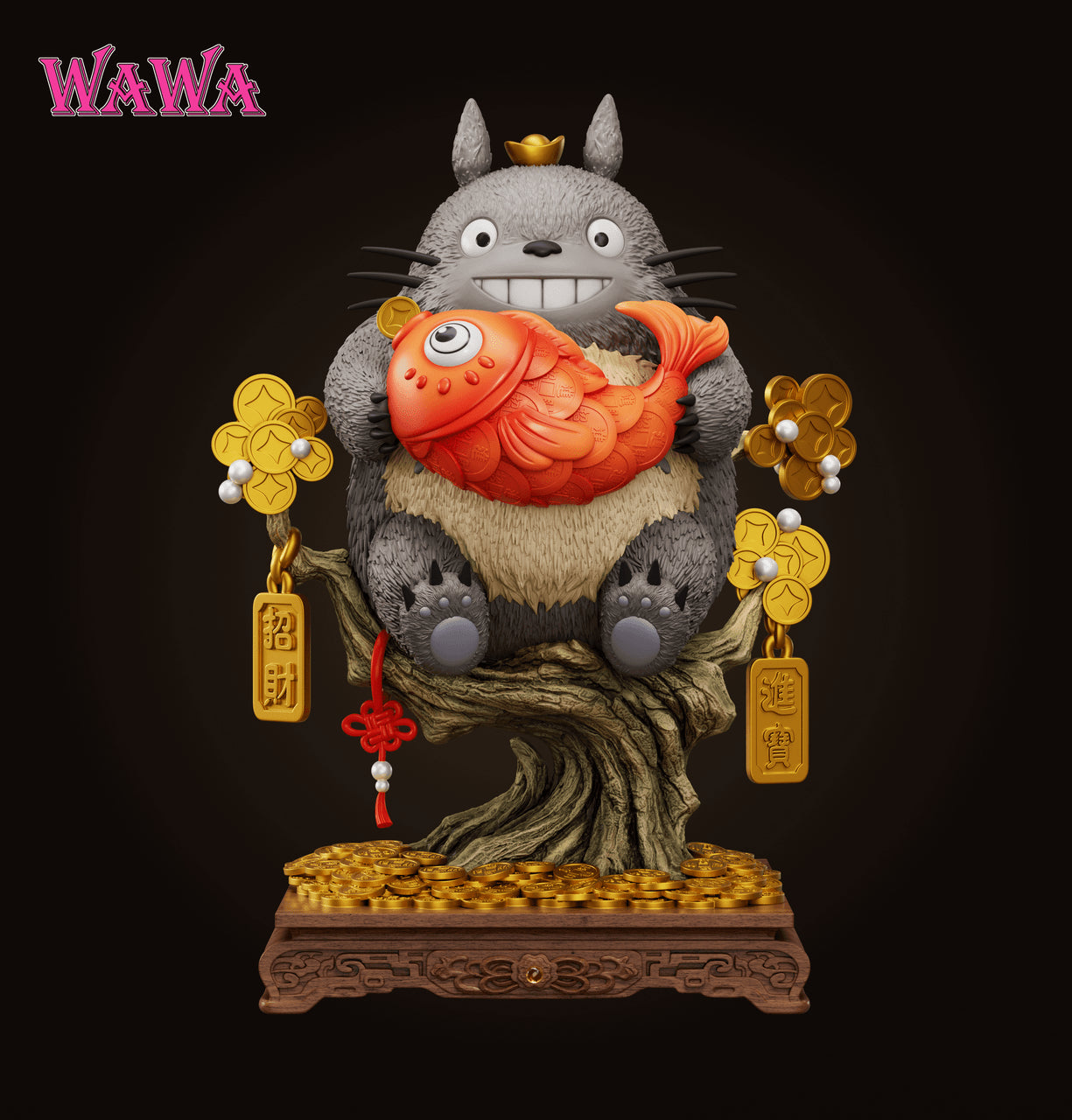 [Pre-Order] WAWA Studio - Statue - Totoro Lucky Charm Series My Neighbor Totoro