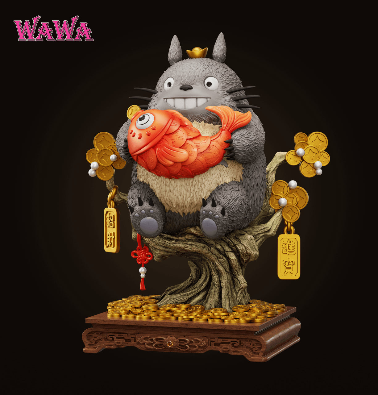 [Pre-Order] WAWA Studio - Statue - Totoro Lucky Charm Series My Neighbor Totoro