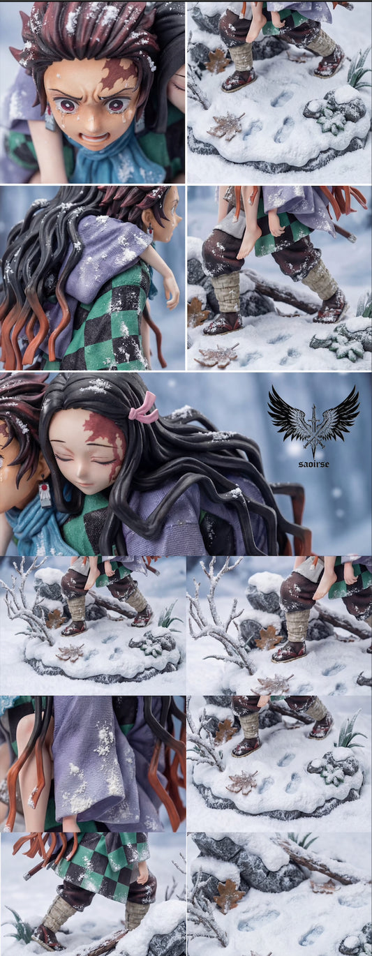 [Pre-Order] Saoirse Studio - Statue - Kamado Tanjirou & Kamado Nezuko Demon Slayer