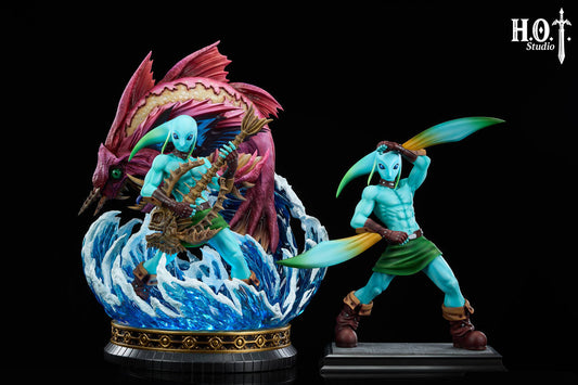 [Pre-Order] HOT Studio - Statue - Link Zora Form Link Figure The Legend of Zelda