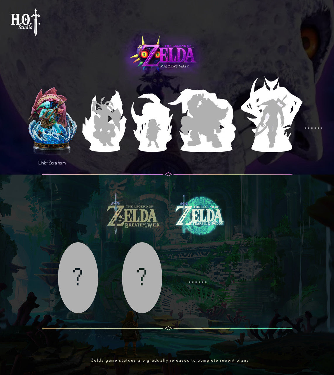 [Pre-Order] HOT Studio - Statue - Link Zora Form Link Figure The Legend of Zelda