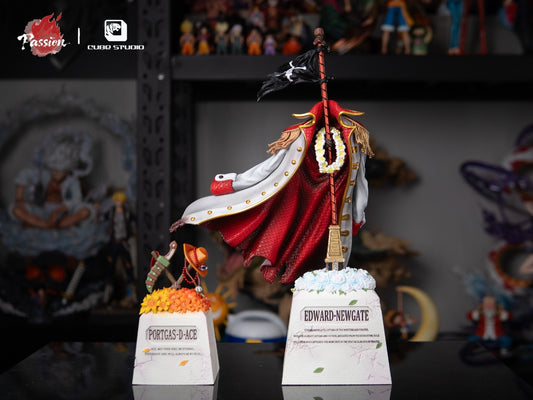 [Pre-Order] Passion Studio X Cube Studio - Statue - One Piece - Whitebeard and Ace's End 2.0