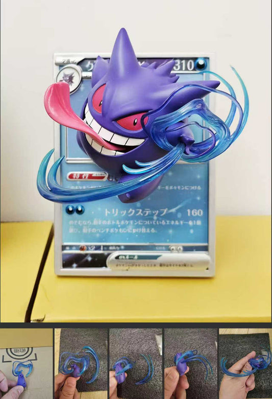 [Warehouse in Stock] GEISHA Studio - Statue - Pokémon Cards Episode 9th10th11th Gastly & Haunter & Gengar 2.0