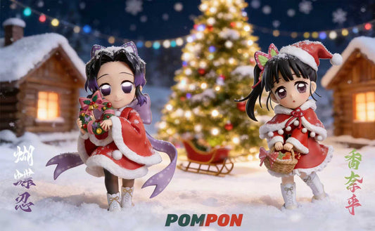 Warehouse in Stock] PomPon Studio - Statue - Demon Slayer - Kochou Shinobu & Tsuyuri Kanawo Set