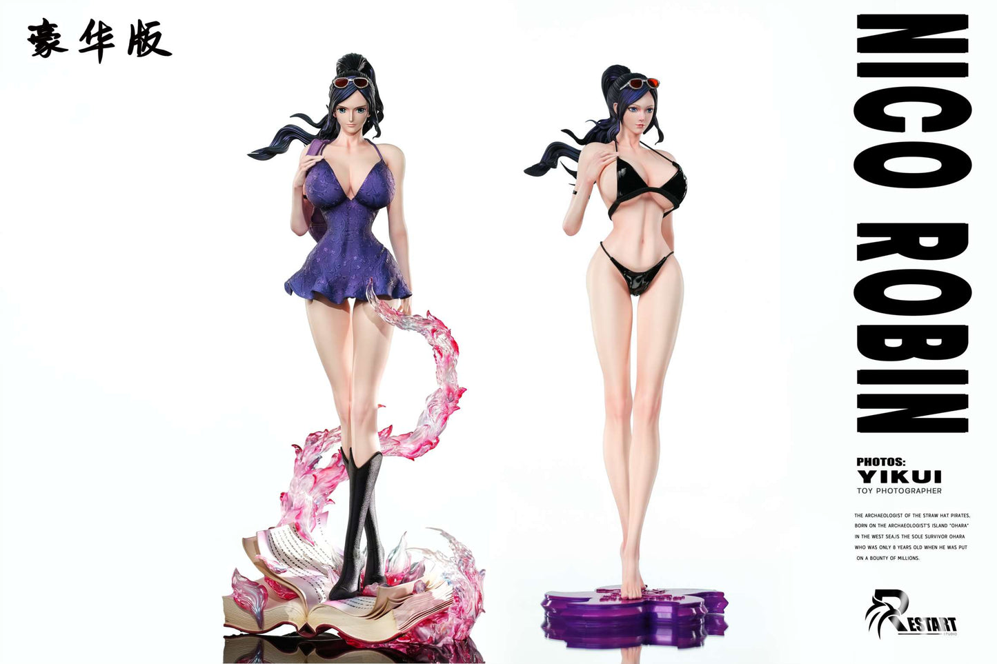 [Pre-Order Closed] Restart Studio - Statue - One Piece - Nico Robin Book Effects