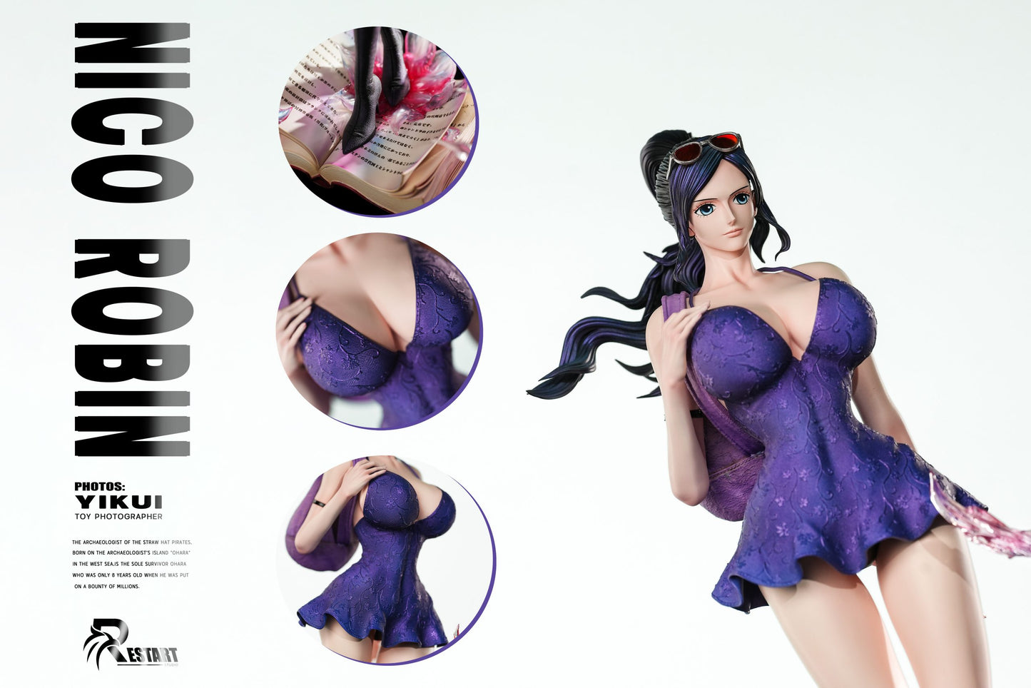 [Pre-Order Closed] Restart Studio - Statue - One Piece - Nico Robin Book Effects