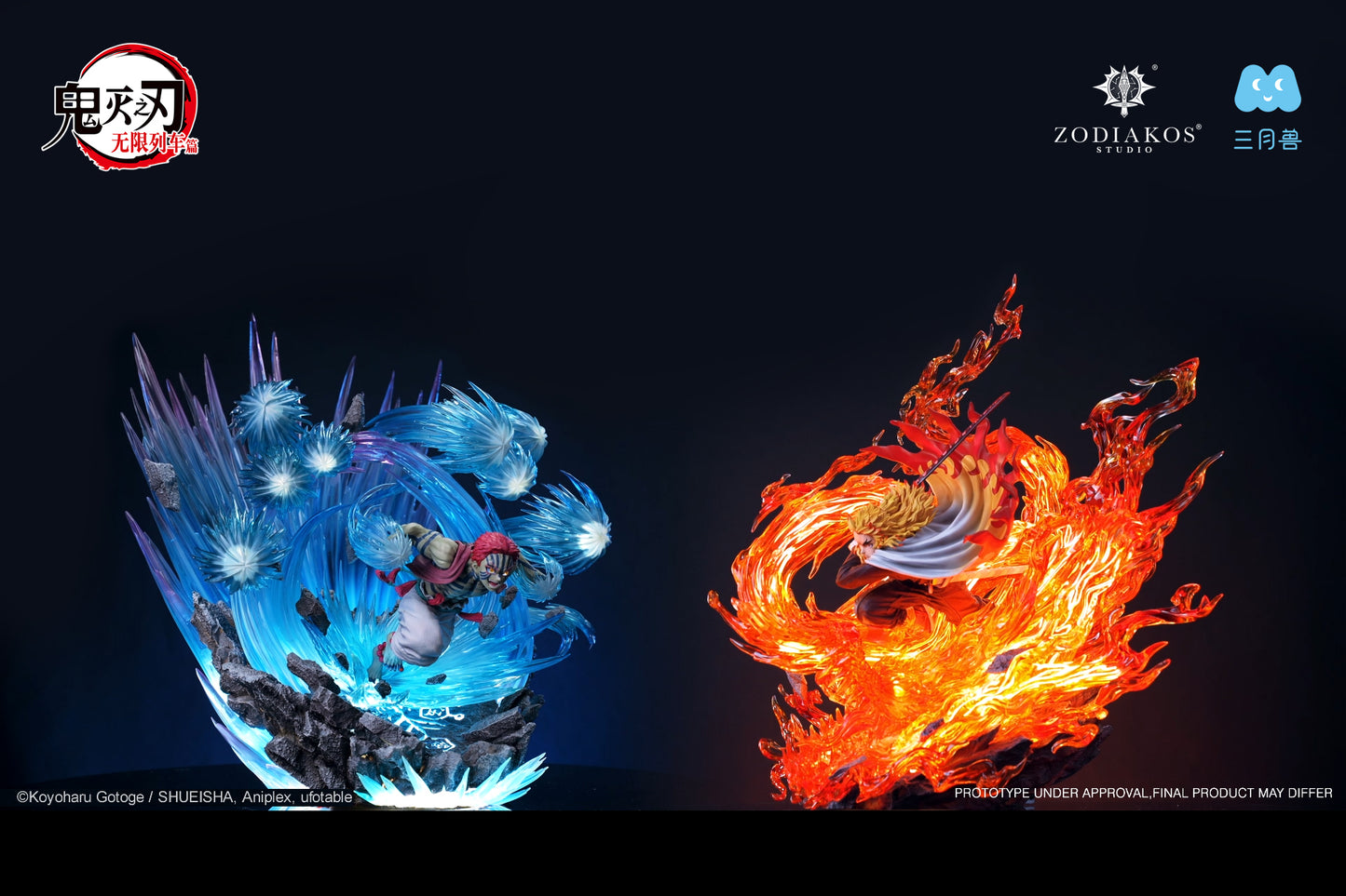 [Pre-Order Closed] Zodiakos Studio & San Yue Shou Studio - Statue - Demon Slayer - Akaza (Licensed)