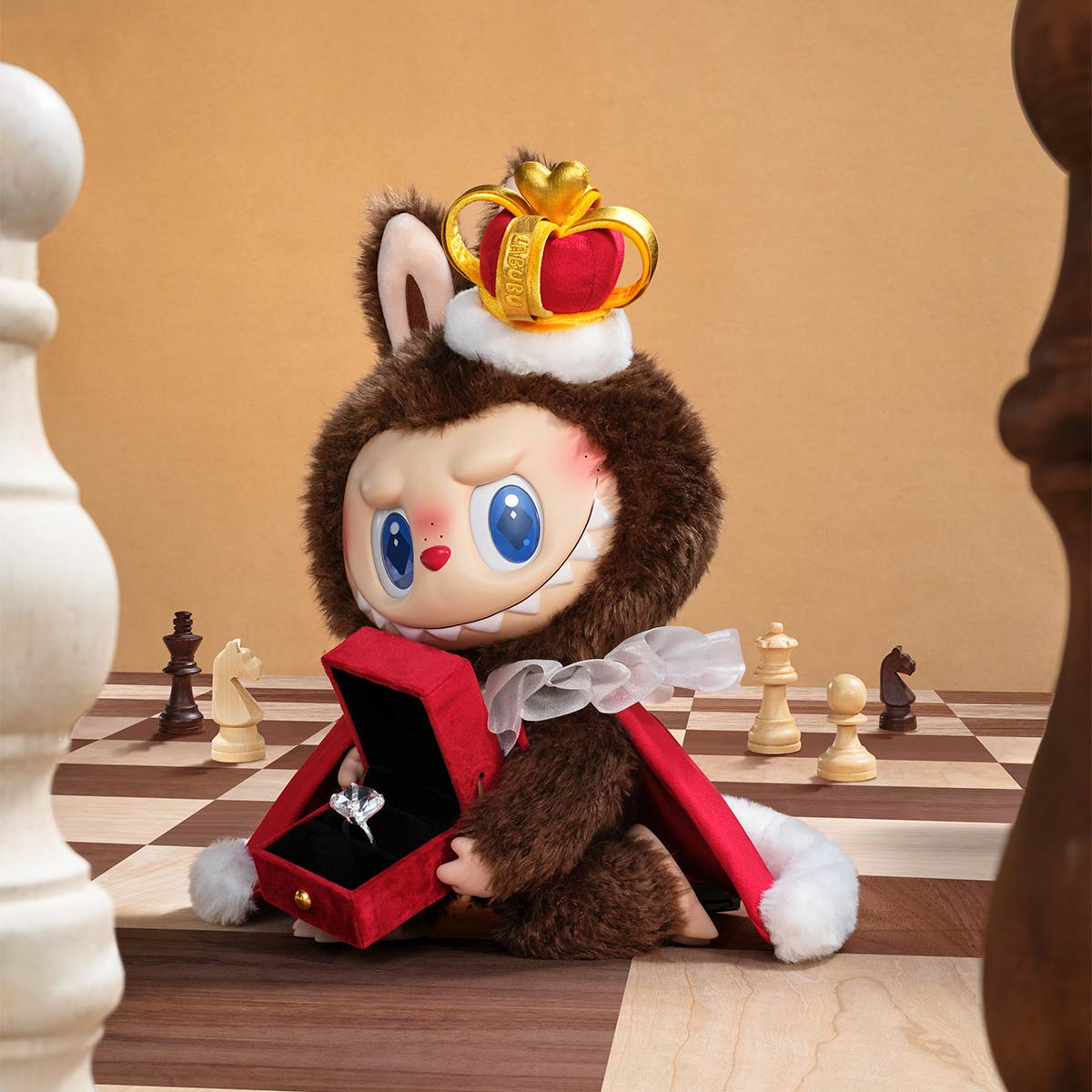 POPMART- THE MONSTERS Let's Checkmate Series-Vinyl Plush Doll