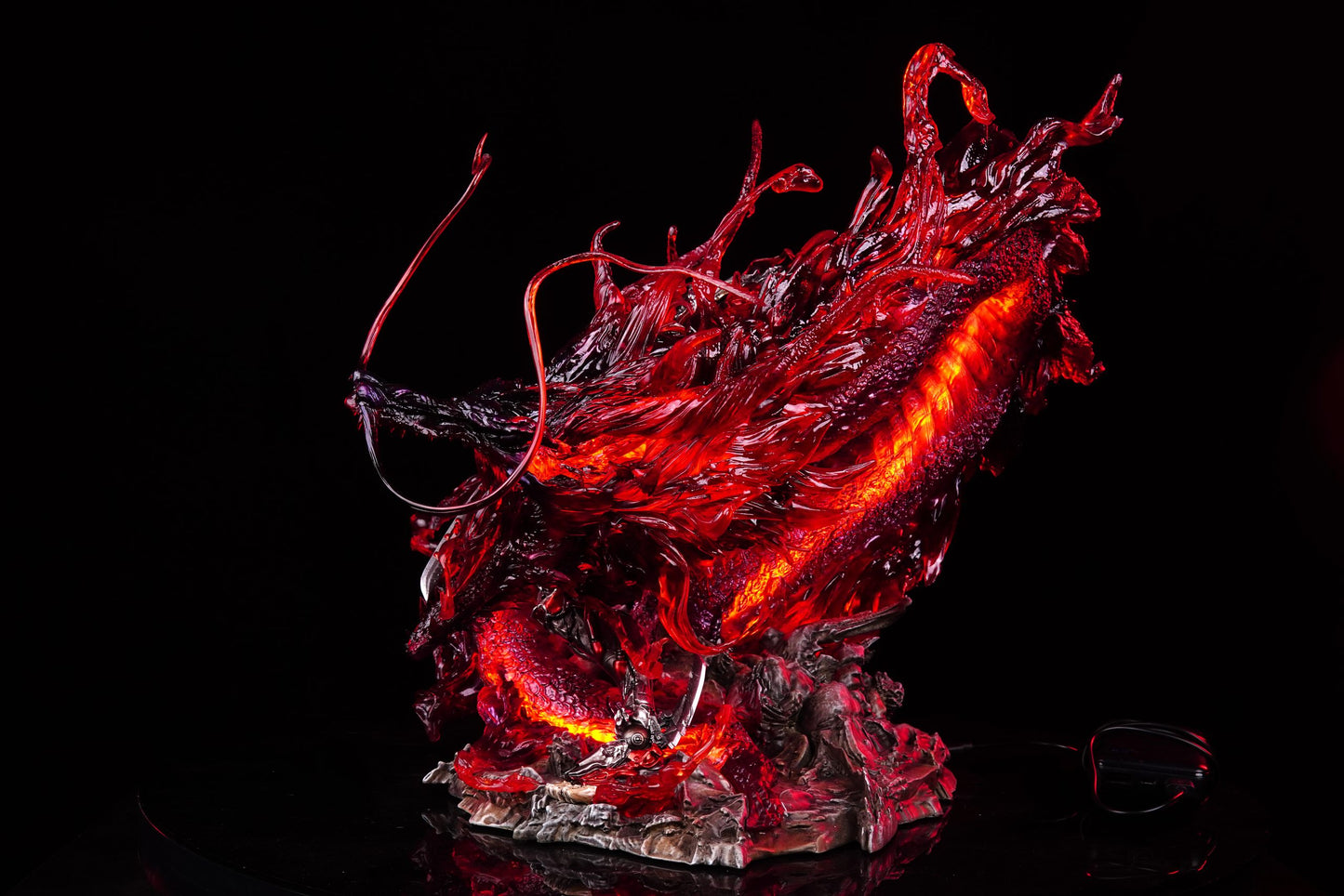 [Warehouse in Stock] Iron Curtain Studio - Statue - Overwatch - Blachwatch Genji
