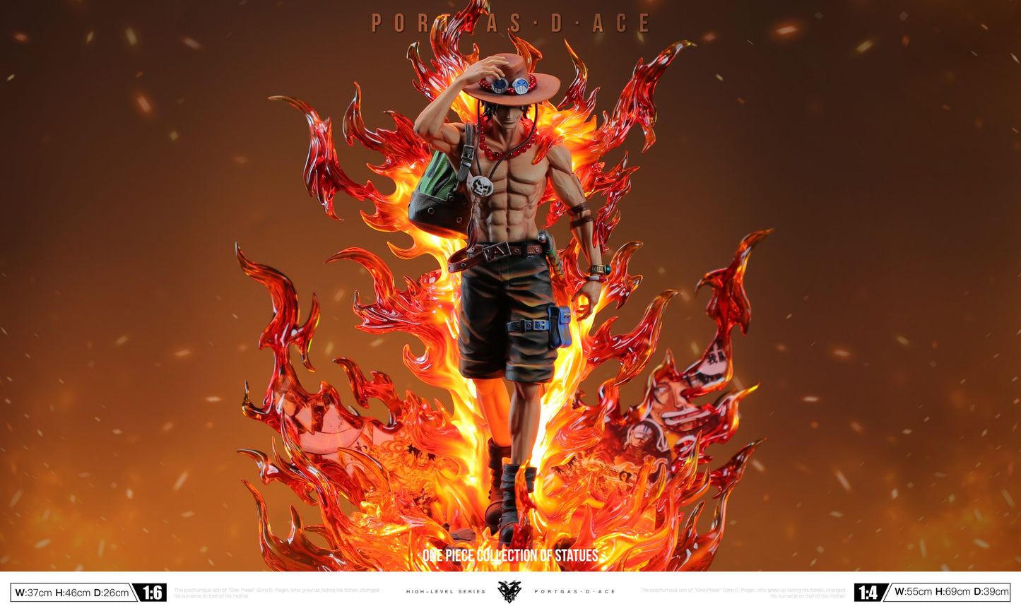 [Pre-Order Closed] Okr Studio - Statue - One Piece - Burning Ace
