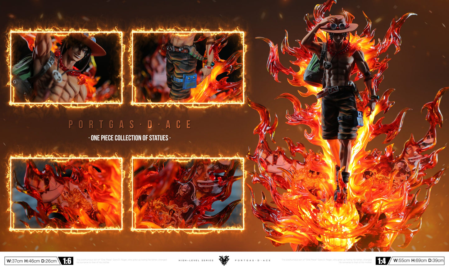 [Pre-Order Closed] Okr Studio - Statue - One Piece - Burning Ace