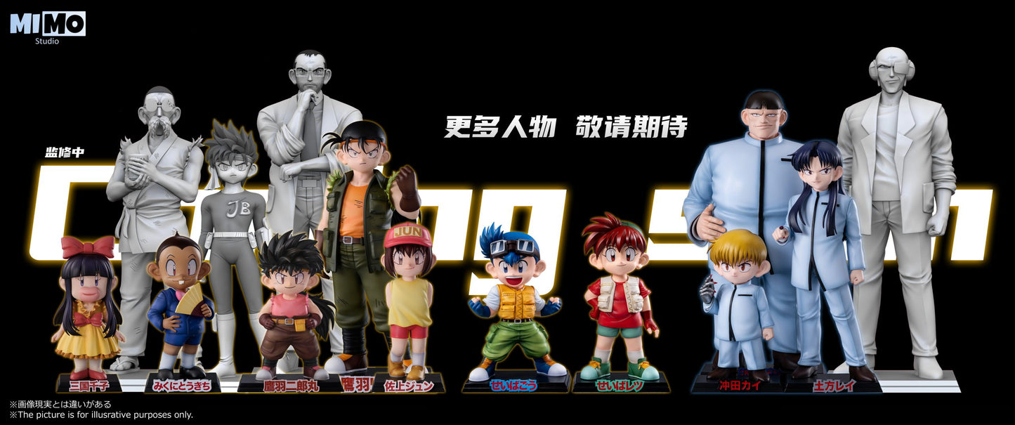 [Pre-Order Closed] Mimo Studio - Statue - Bakusō Kyōdai Let's & Go!! - All Characters Resonance Series Fourth Edition Tokichi Mikuni & Chiiko Mikuni & Jun Sagami