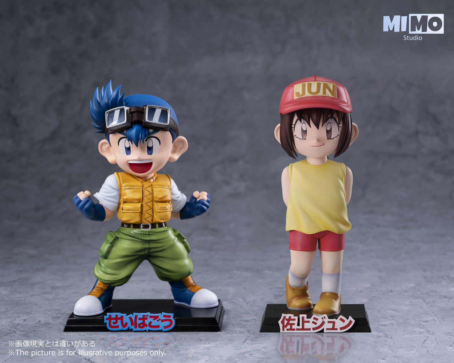 [Pre-Order Closed] Mimo Studio - Statue - Bakusō Kyōdai Let's & Go!! - All Characters Resonance Series Fourth Edition Tokichi Mikuni & Chiiko Mikuni & Jun Sagami