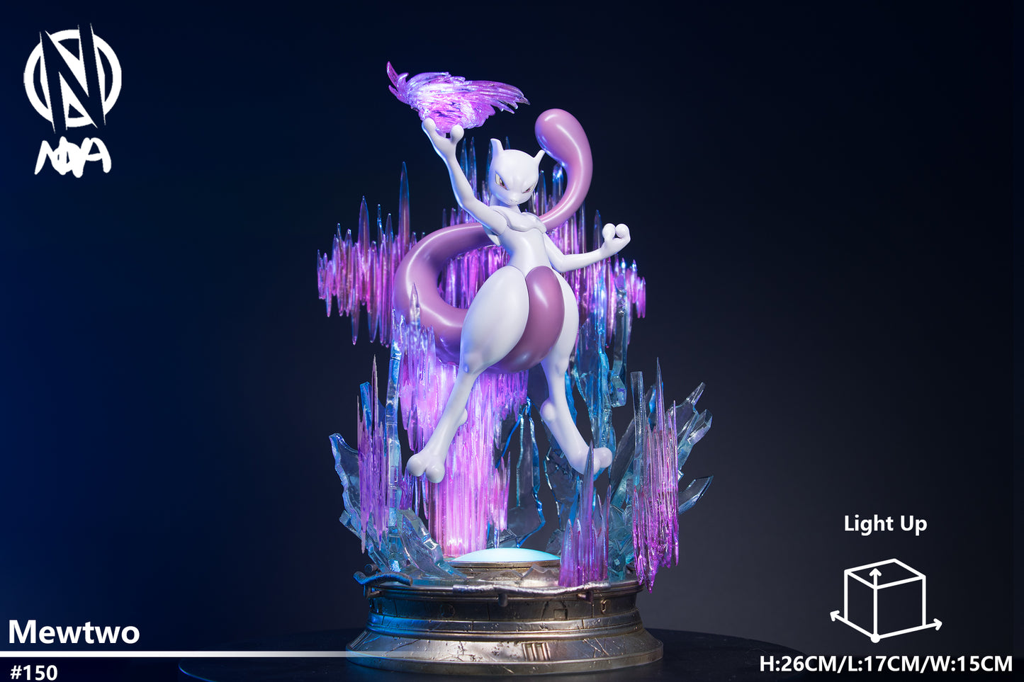 [Pre-Order] NOVA Studio - Statue - Pokémon - Light Statue Series 1st Mewtwo