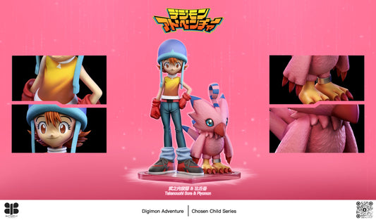[Pre-Order Closed] Butterfly Studio - Statue - Digimon - Sora Takenouchi and Piyomon