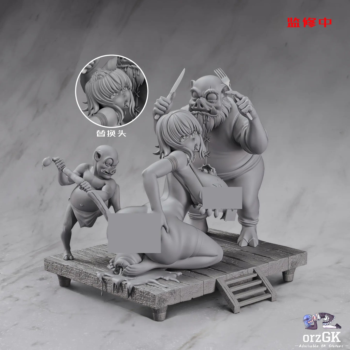 [Pre-Order] Yi Ri Tuan Dui Studio - Statue - Original - Inferior Meat Livestock (Licensed)