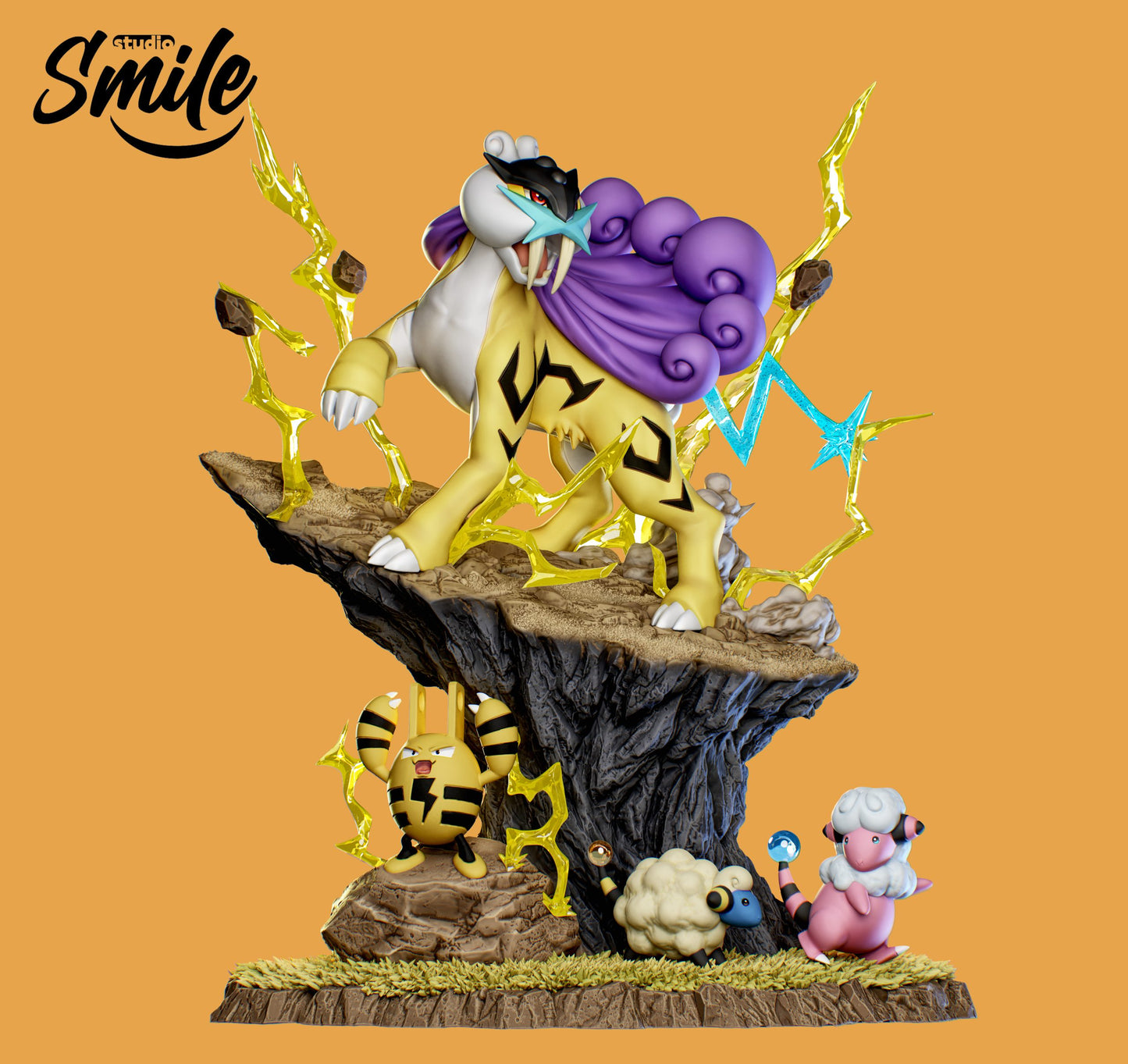 [Pre-Order Closed] Smile Studio - Pokémon - 02 series of the Ecology gk series Legendary beasts Raikou Ecology