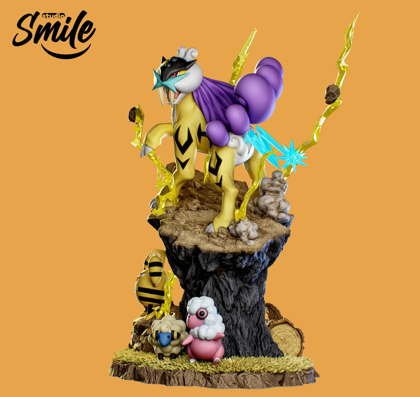 [Pre-Order Closed] Smile Studio - Pokémon - 02 series of the Ecology gk series Legendary beasts Raikou Ecology