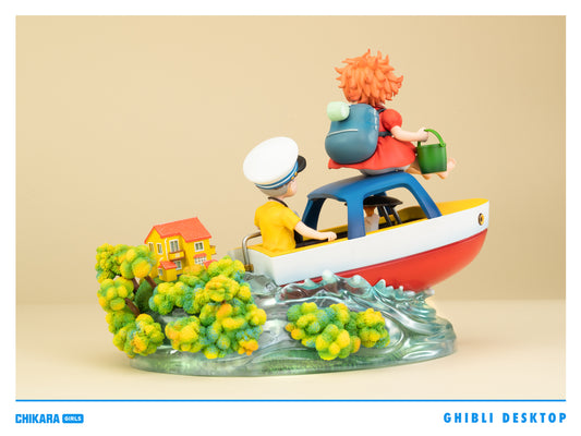 [Pre-Order] CHIKARA Studio  - Statue - Ponyo on the Cliff - Desktop Series Ponyo on the Cliff
