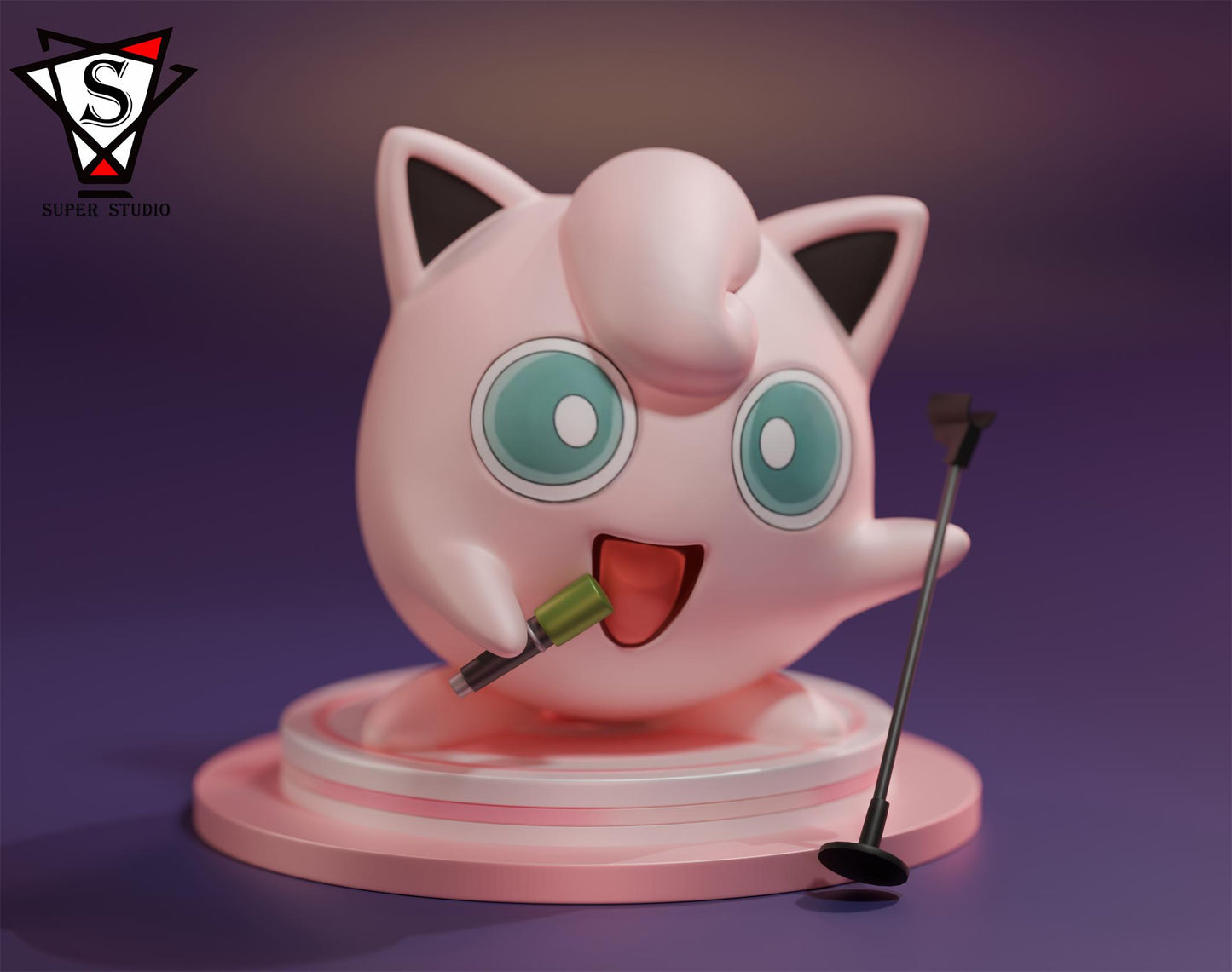 [Pre-Order] Super Studio - Statue - Pokémon - Singing Jigglypuff