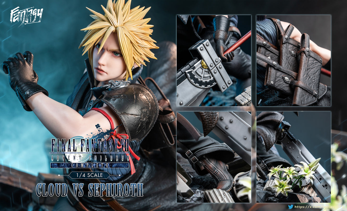 [Pre-Order] FANTASY Studio & Dragon Studio - Statue - Final Fantasy - Sephiroth vs Cloud