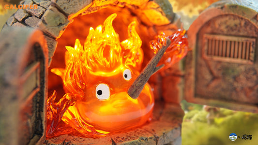 [Pre-Order] Hit Face Studio - Statue - Howl's Moving Castle - Hayao Miyazaki Fortune Series #2 Calcifer in the Fireplace