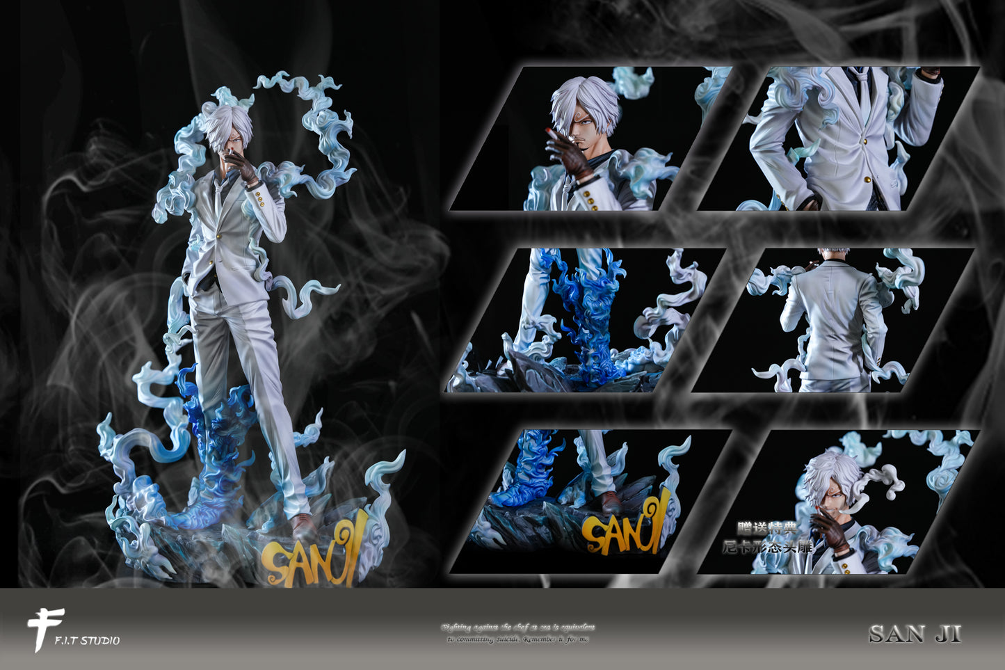 [Pre-Order] F.I.T Studio - Statue - One Piece - Nika Form Sanji