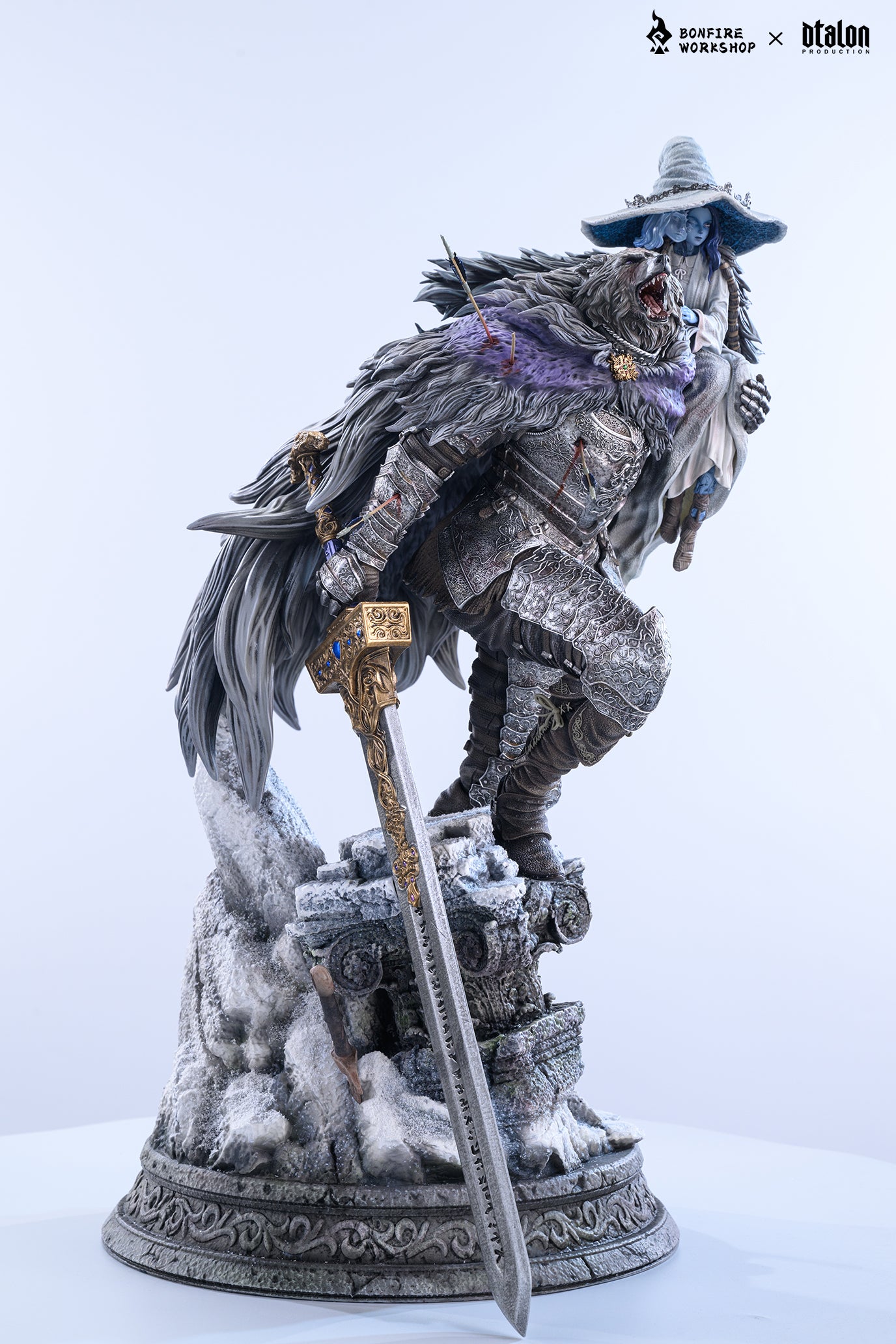 [Pre-Order Closed] BONFIRE Studio - Statue - Elden Ring - Ranni & Blaidd the Half-Wolf Wolf and Lunar Princess