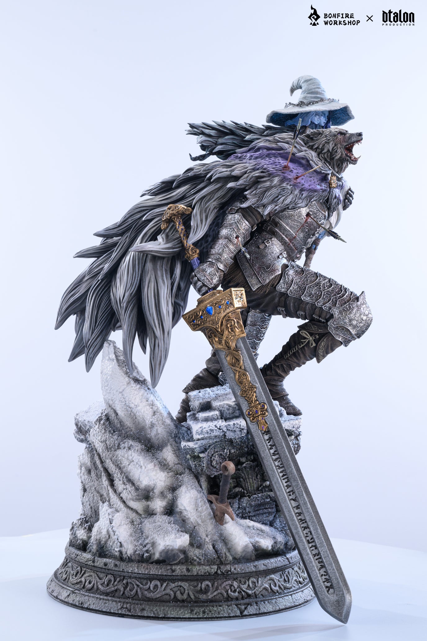 [Pre-Order Closed] BONFIRE Studio - Statue - Elden Ring - Ranni & Blaidd the Half-Wolf Wolf and Lunar Princess