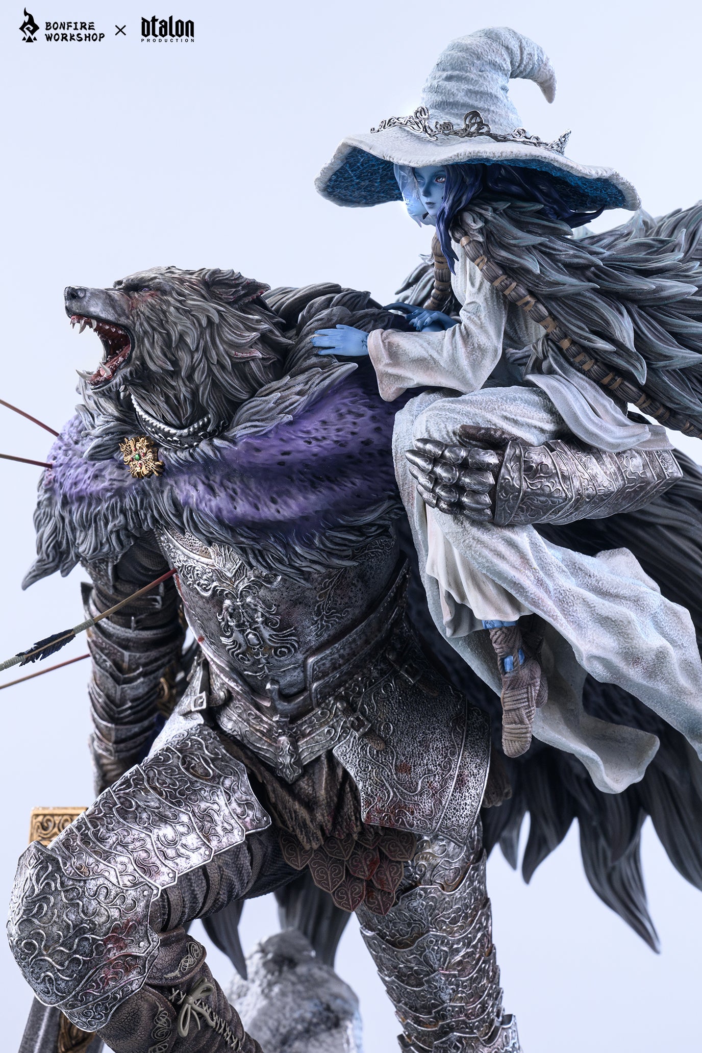 [Pre-Order Closed] BONFIRE Studio - Statue - Elden Ring - Ranni & Blaidd the Half-Wolf Wolf and Lunar Princess