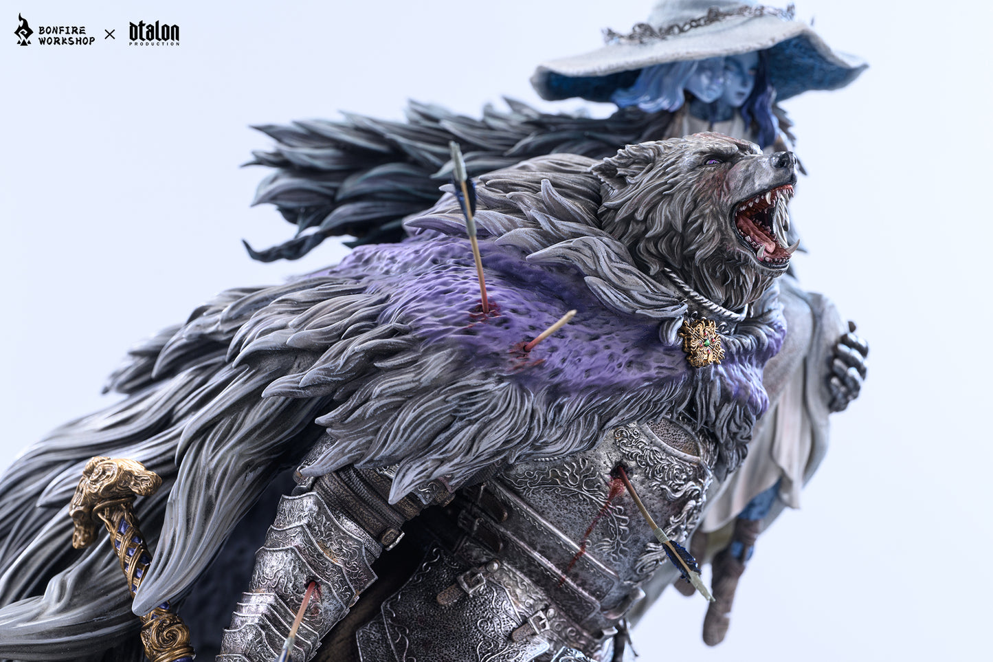[Pre-Order Closed] BONFIRE Studio - Statue - Elden Ring - Ranni & Blaidd the Half-Wolf Wolf and Lunar Princess