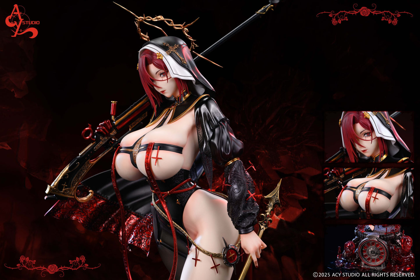 [Warehouse in Stock] ACY Studio - Statue - Original - VATICAN series Battle Sister (Licensed)