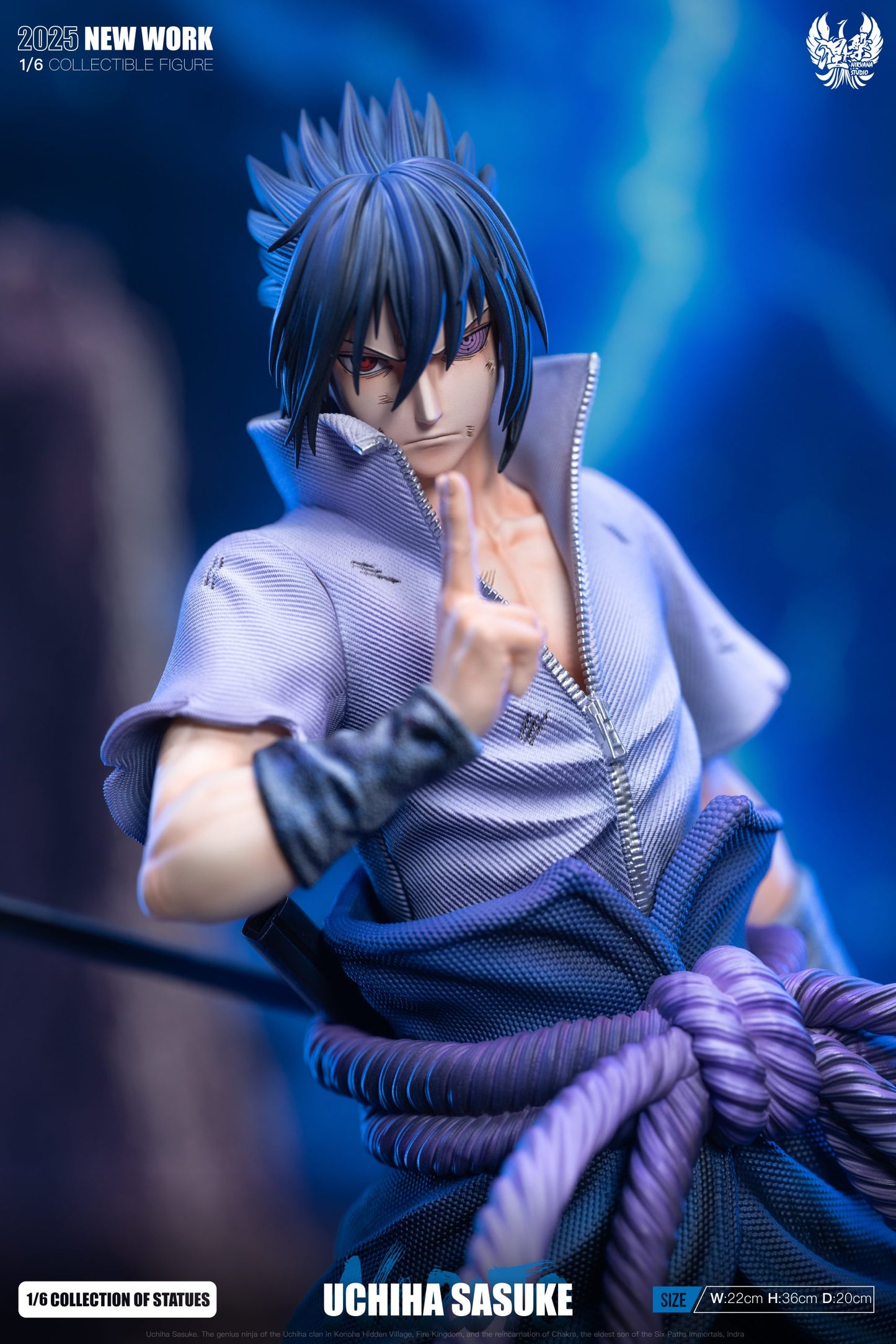 [Warehouse in Stock] Nirvana Studio - Statue - Naruto - Uchiha Sasuke Life Series #2 Ninja World War Sasuke