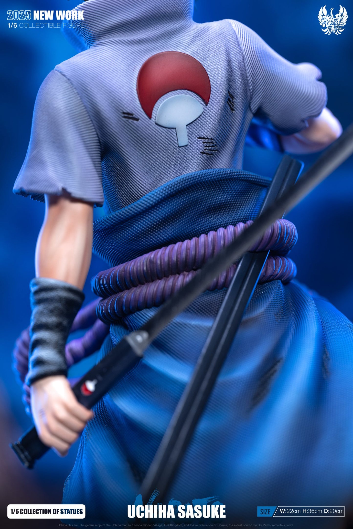 [Warehouse in Stock] Nirvana Studio - Statue - Naruto - Uchiha Sasuke Life Series #2 Ninja World War Sasuke