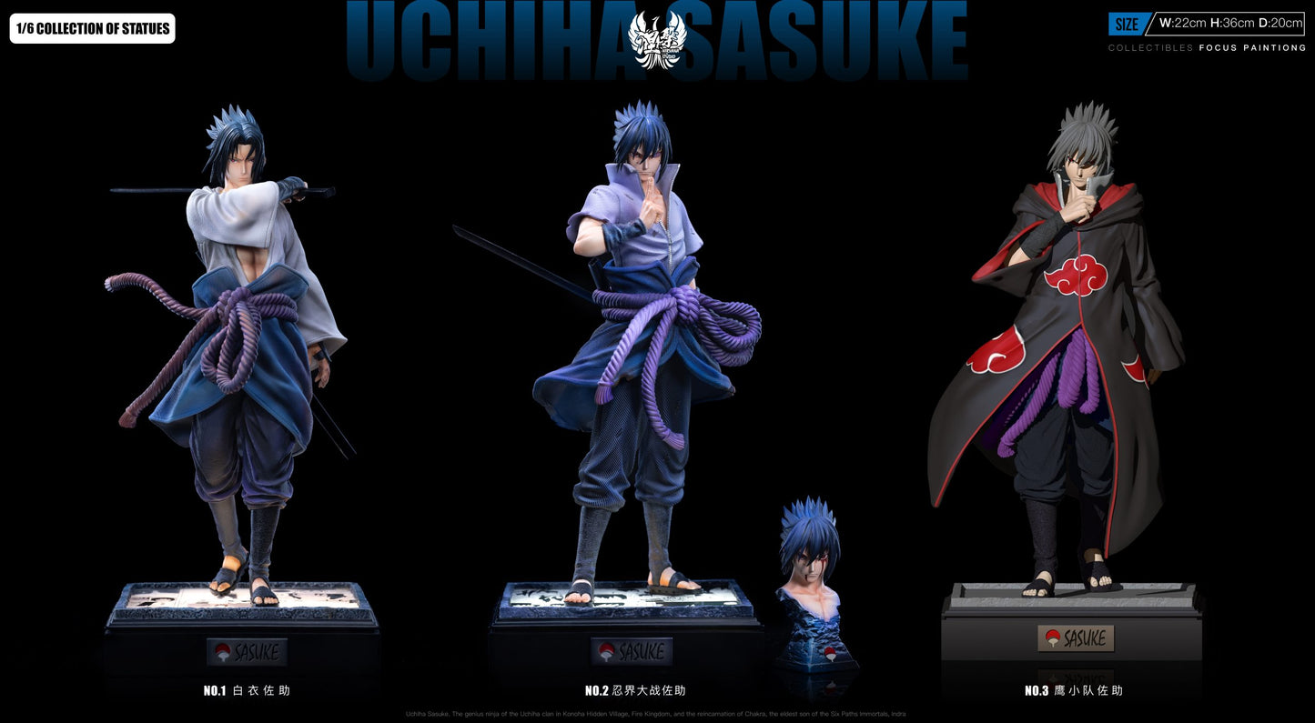 [Warehouse in Stock] Nirvana Studio - Statue - Naruto - Uchiha Sasuke Life Series #2 Ninja World War Sasuke