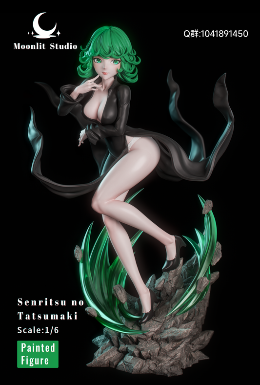 [Warehouse in Stock] Moonlit Studio - Statue - One Punch Man - Tornado of Terror Tatsumaki