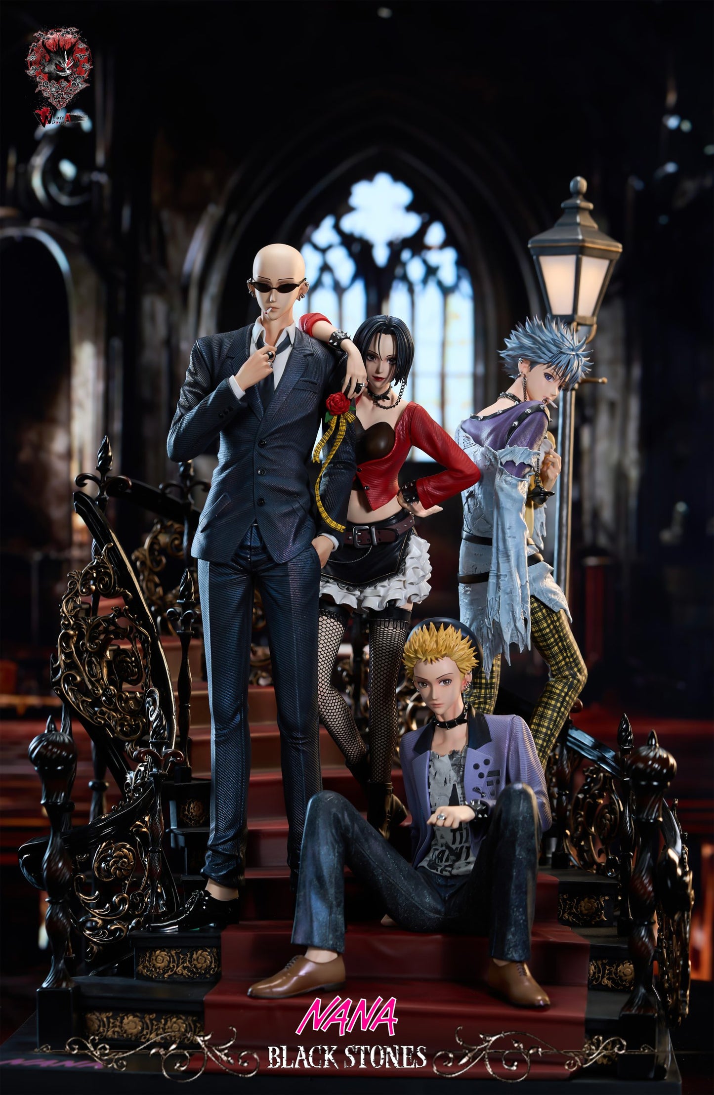 [Pre-Order Closed] Weare A Design studio - Statue - NANA - 2.0 Black Stones Nana & Shinichi & Nobuo & Yasushi