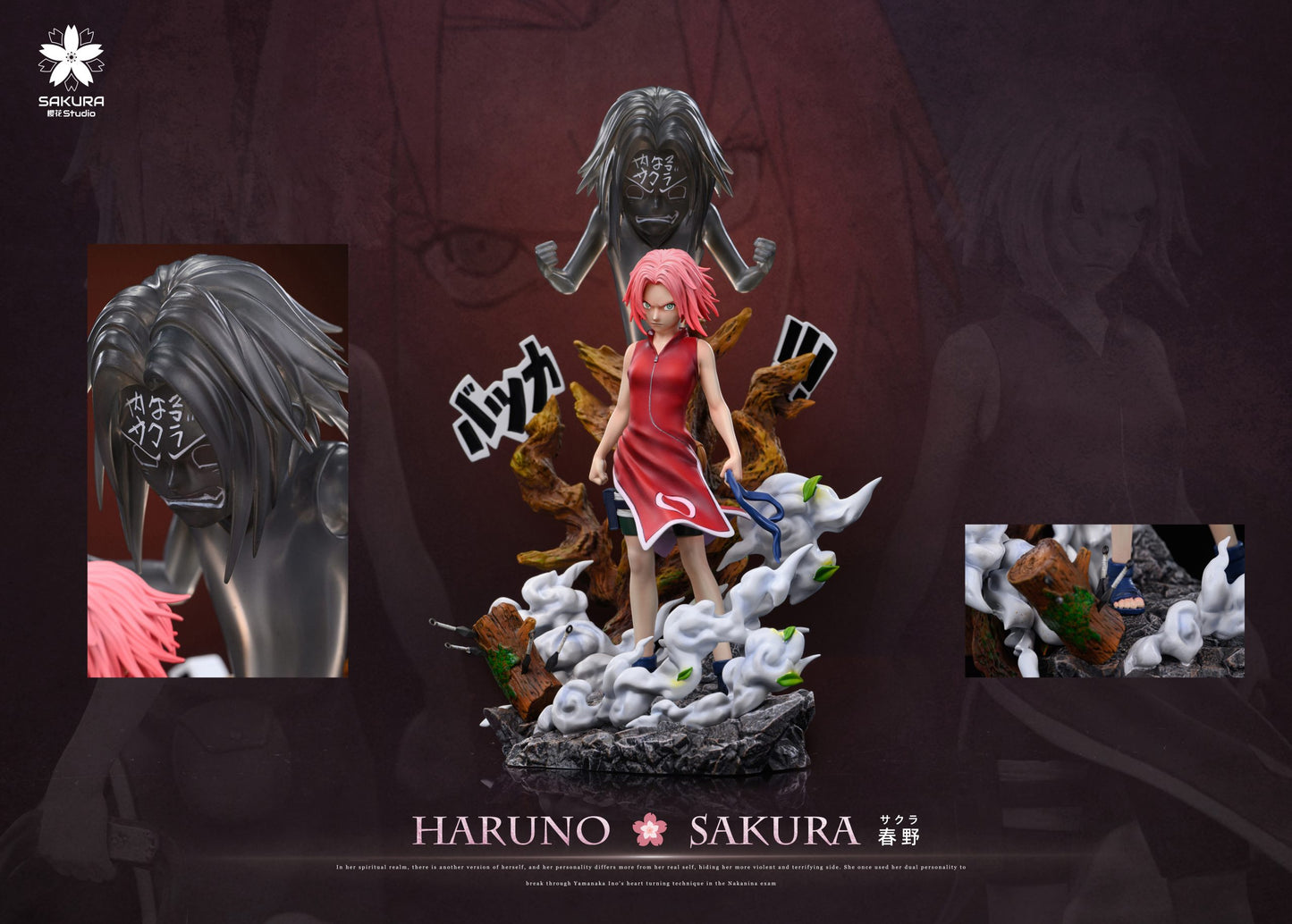 [Pre-Order Close] Sakura Studio - Statue - Naruto - Light Statue Resonance Series 12th Series Haruno Sakura 13th Series Inuzuka Kiba