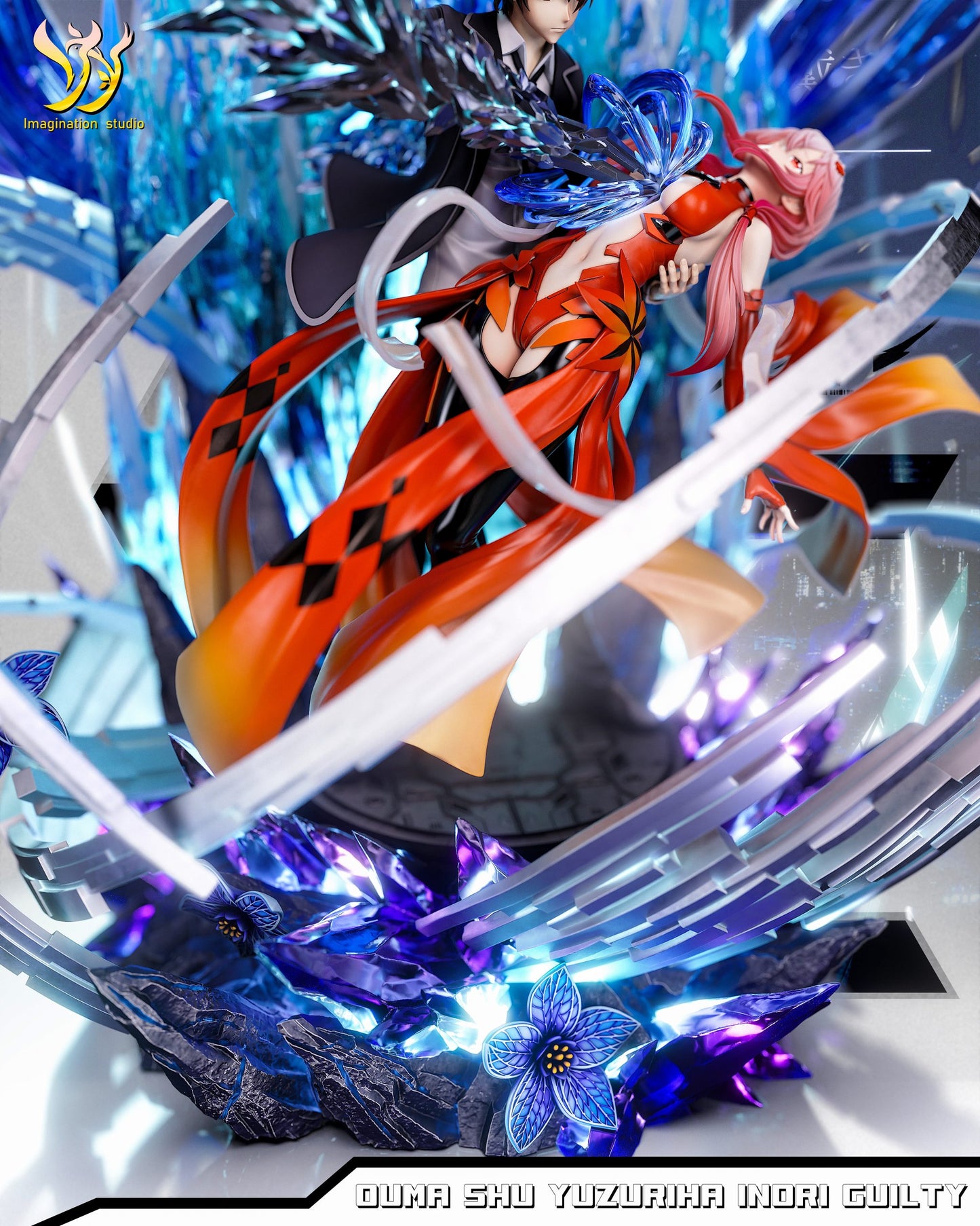 [Pre-Order Closed] Imagination Studio - Statue -  Guilty Crown - Inori Yuzuriha & Ouma Shu