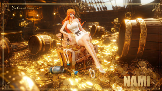 [Warehouse in Stock] YUE GUANG CHENG Studio - Statue - One Piece FILM GOLD - Series #3 Nami