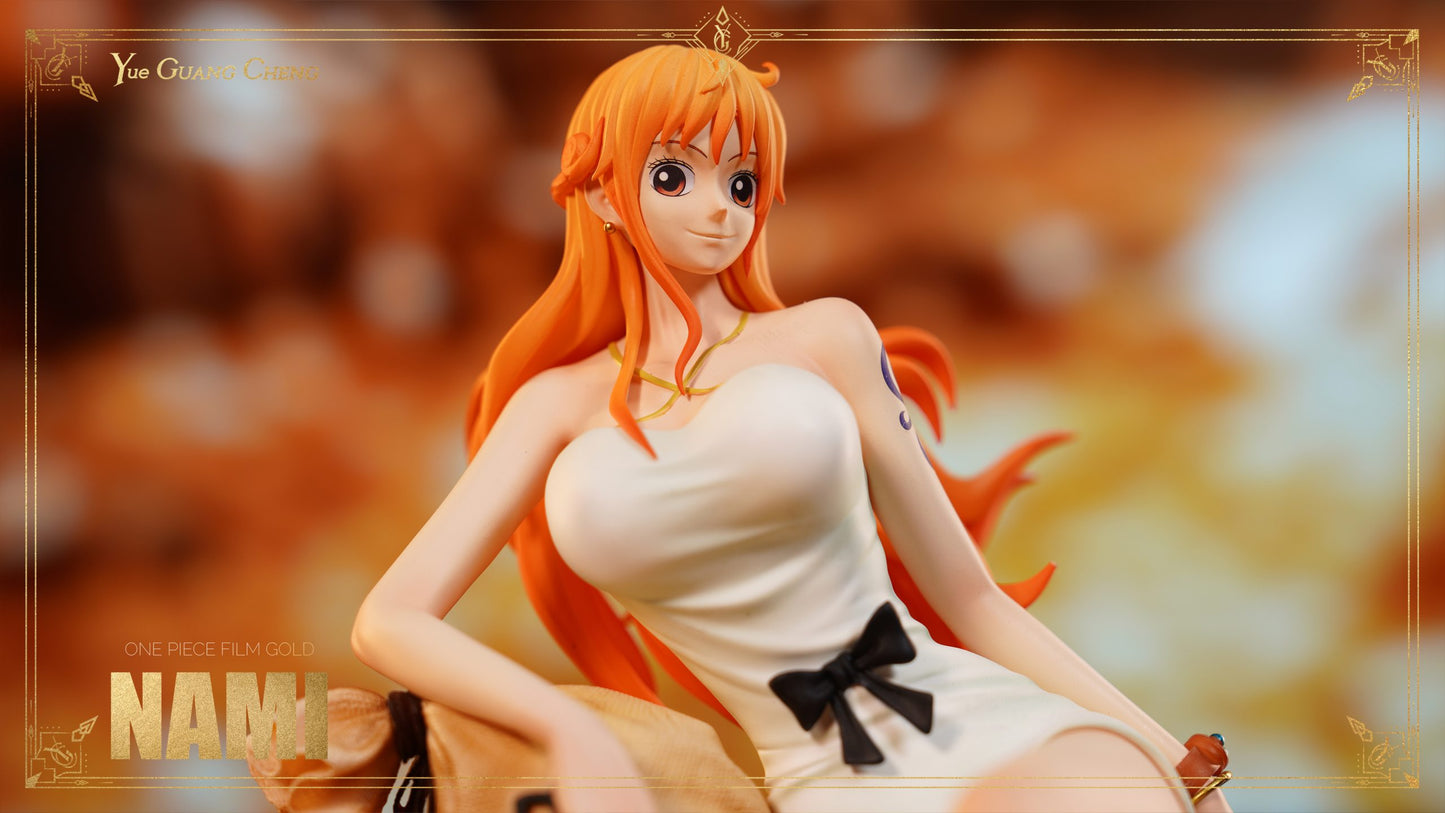 [Warehouse in Stock] YUE GUANG CHENG Studio - Statue - One Piece FILM GOLD - Series #3 Nami