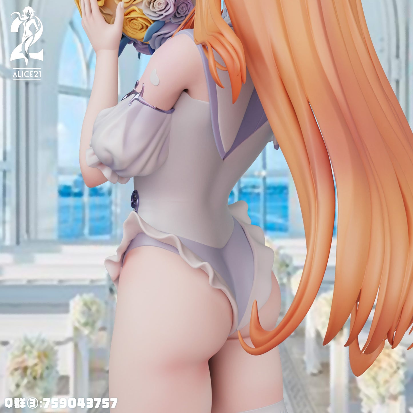 [Pre-Order Closed] Alice21 Studio - Statue - Blue Archive - Pure White Vow Series 59 Morning God Covenant Iochi Mari