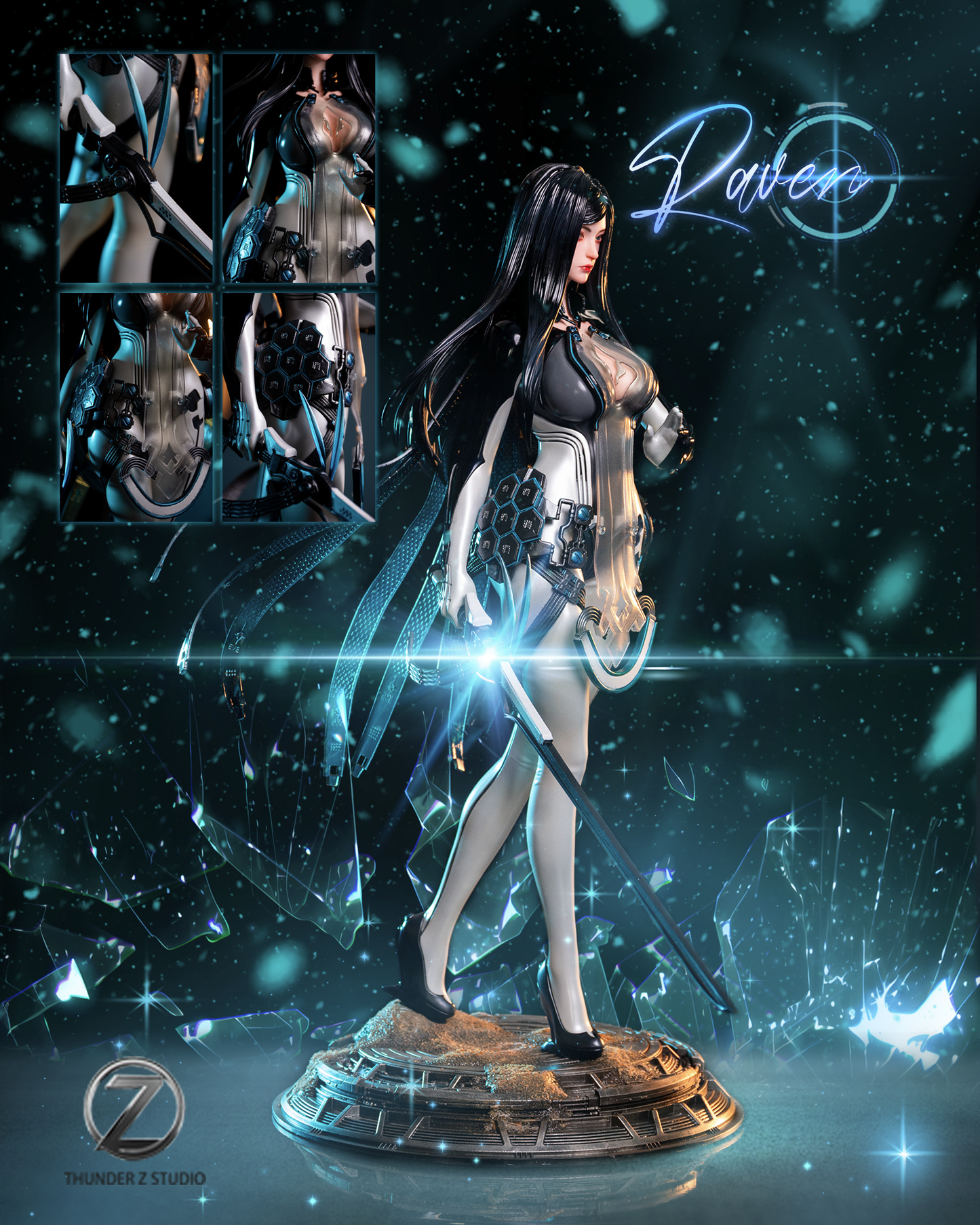 [Pre-Order Closed] THUNDER Z Studio - Statue - Stellar Blade - Raven