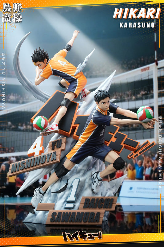 [Pre-Order Closed] HIKARI Studio - Statue - Haikyuu!! - Yu Nishinoya & Daichi Sawamura