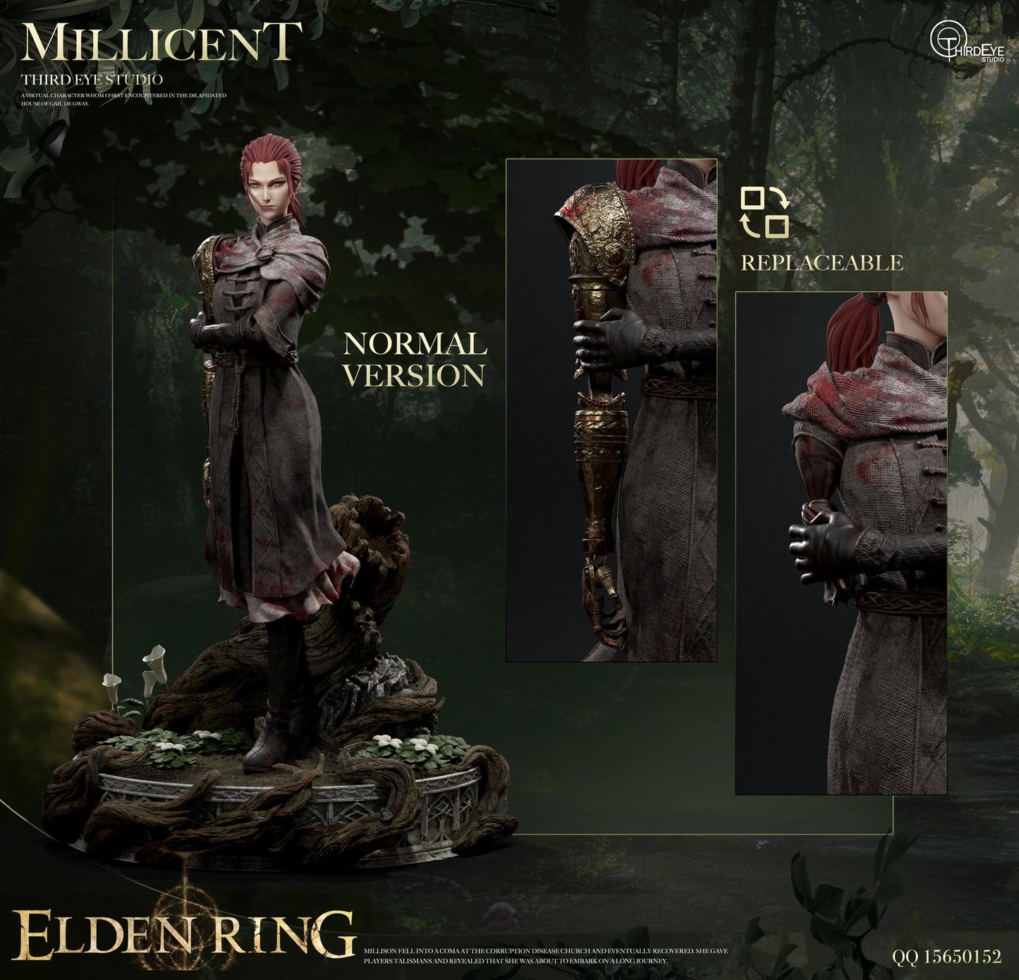 [Pre-Order] Third Eye Studio - Statue - Elden Ring - Millicent