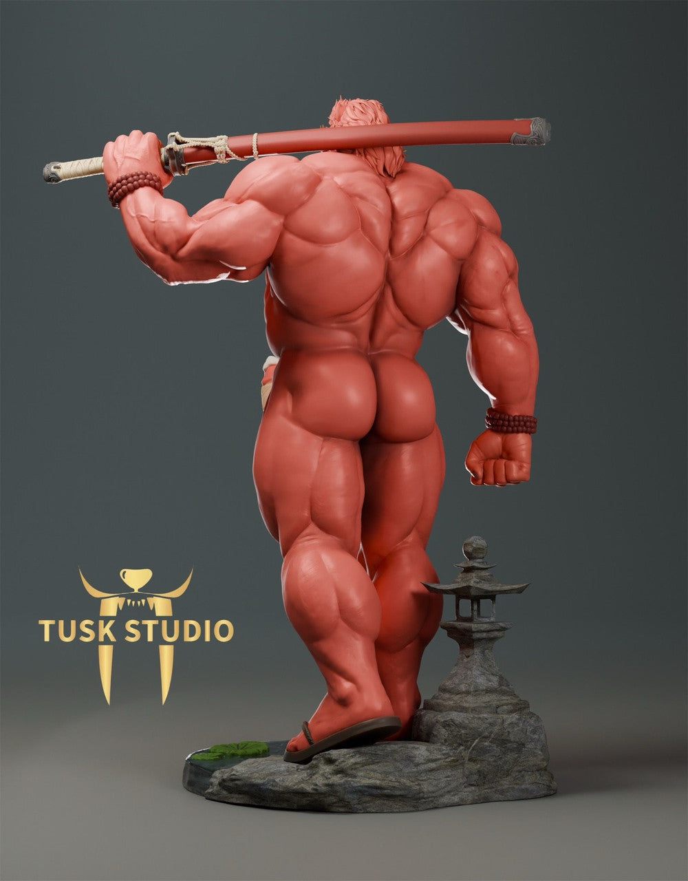 [Pre-Order] TusK Studio - Statue - 1/5 Scale Kumatetsu Statue (Licensed)