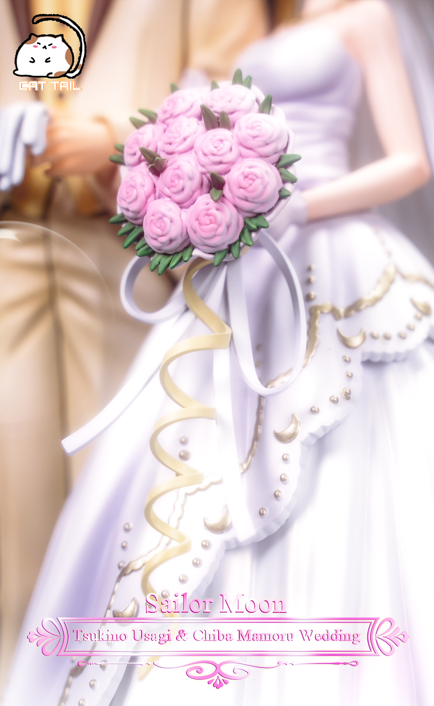 [Pre-Order] CAT TAIL Studio - Statue - Sailor Moon - Wedding Couple Series Tsukino Usagi & Mamoru Chiba's Wedding