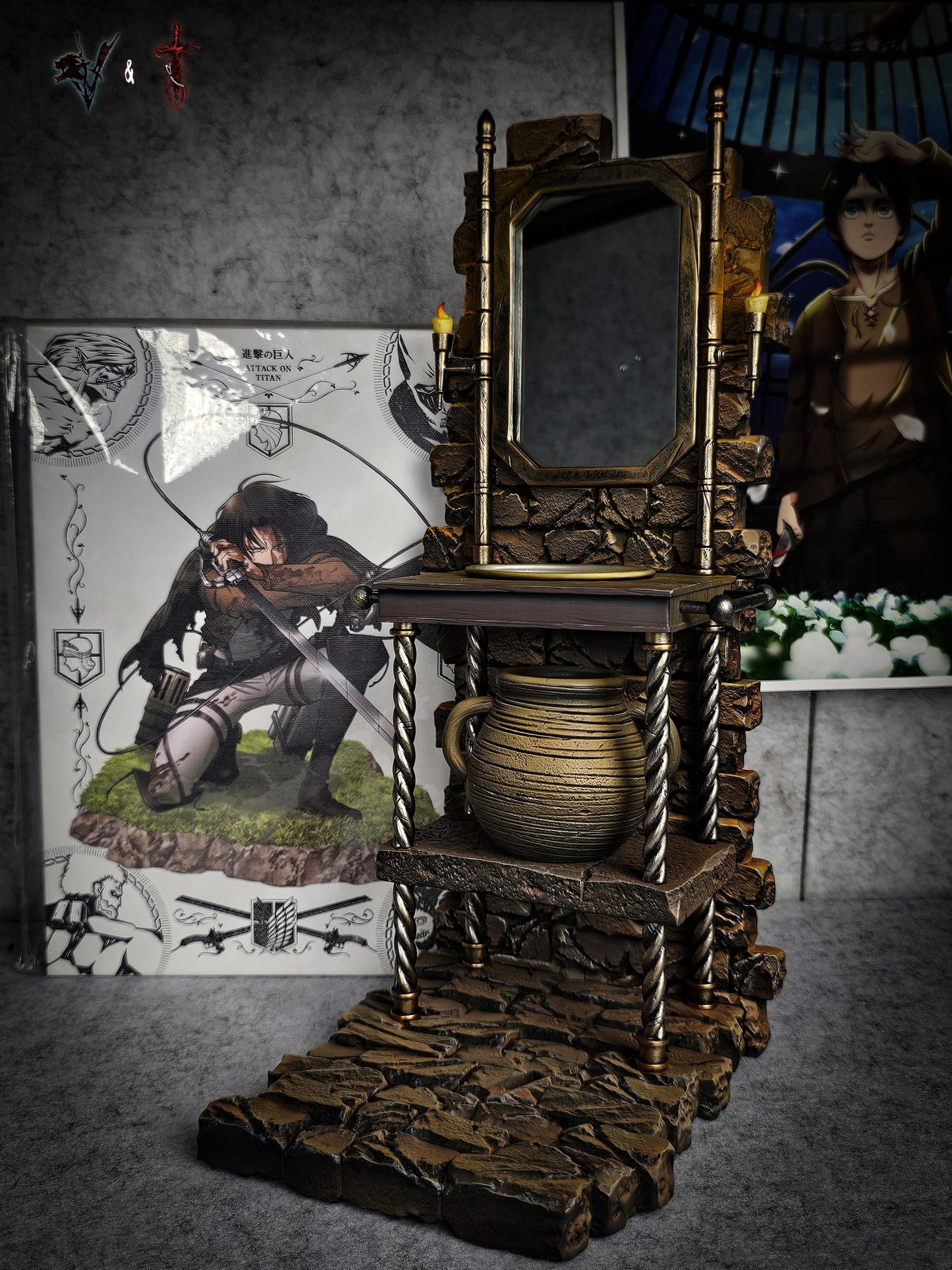 [Pre-Order Closed] Coordinate Studio & Damocles Studio - Statue - Attack on Titan - Famous Scene Series Mirror Eren